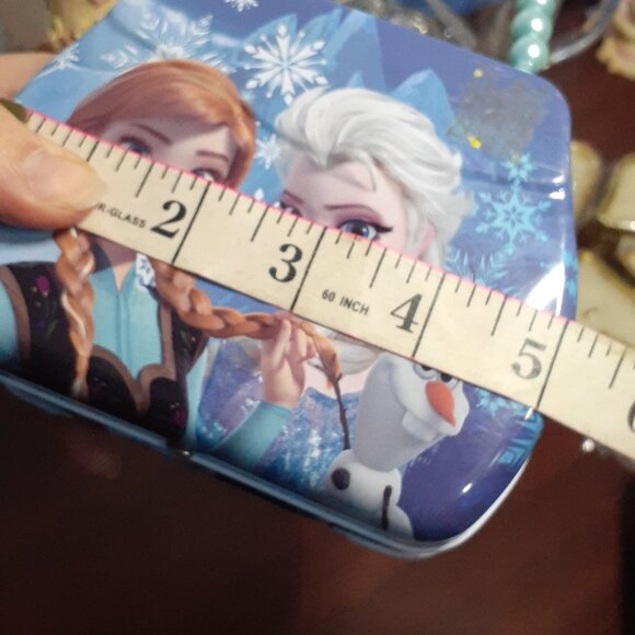 Disney Frozen Tin Box Purse – Elsa & Anna, Girls’ Novelty Handbag, USED - Picture 6 of 6